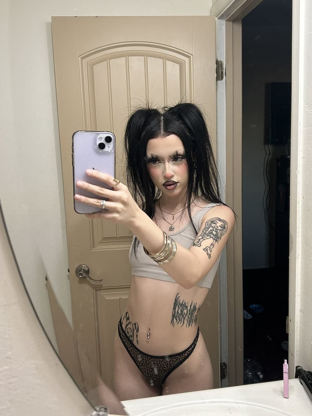 Goth/Alt girl collage