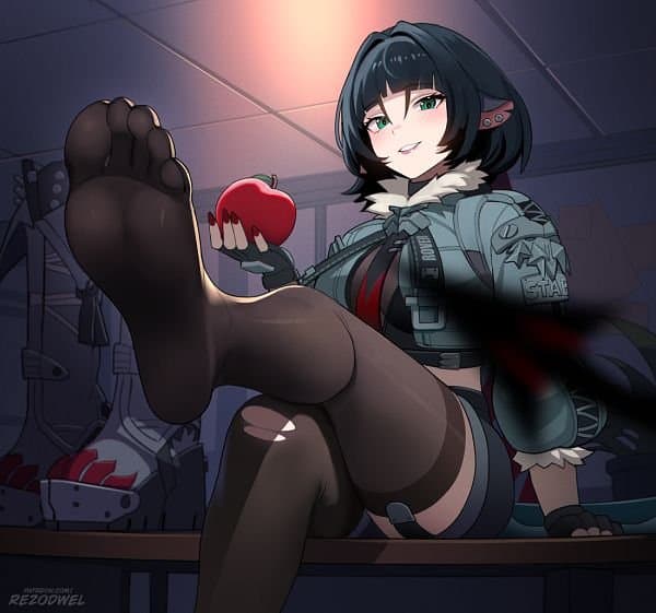 Click to view full size Best Hoyo Feet ? ? ? ? | Jane Doe From ZZZ " Zenless Zone Zero "