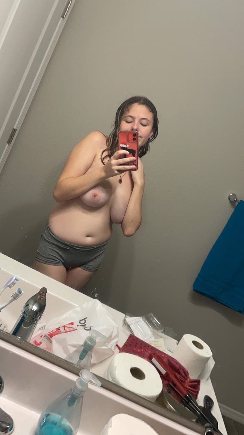 18 year old Lexie from New Mexico is such a big tit whore