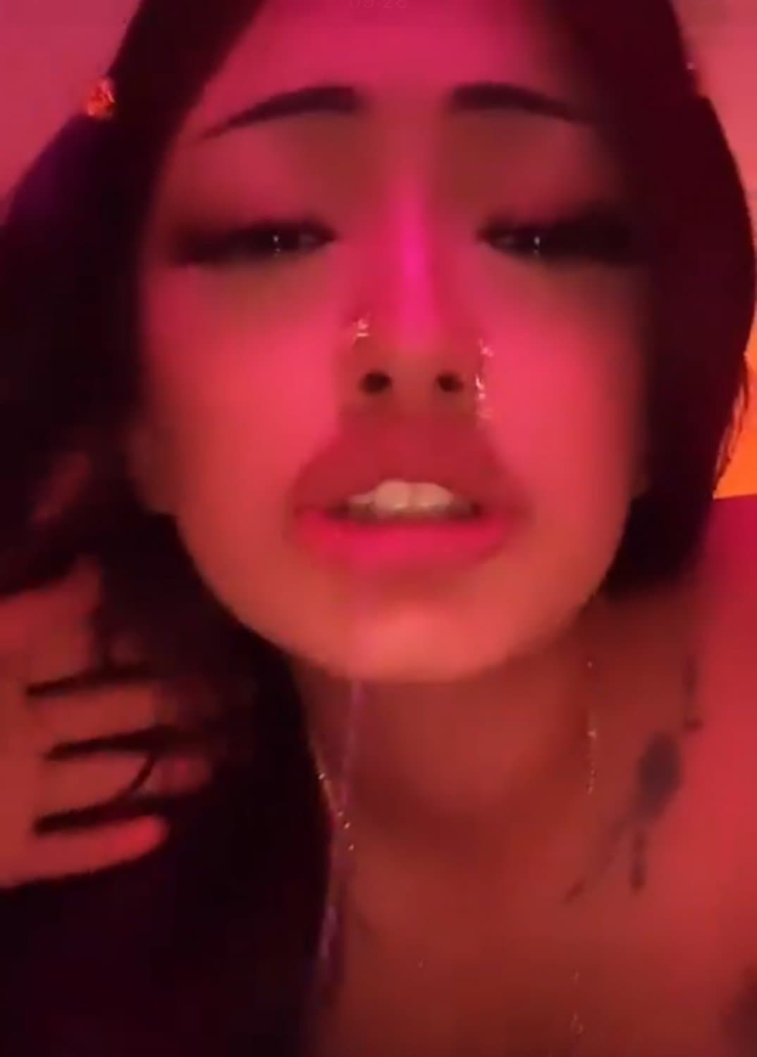 extremely horny latina teen gf face fucked