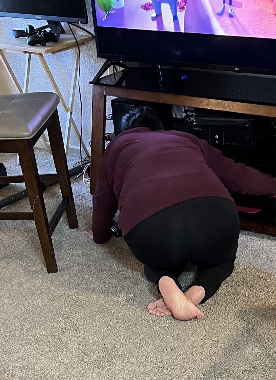 Love starring at my Latina sister ass