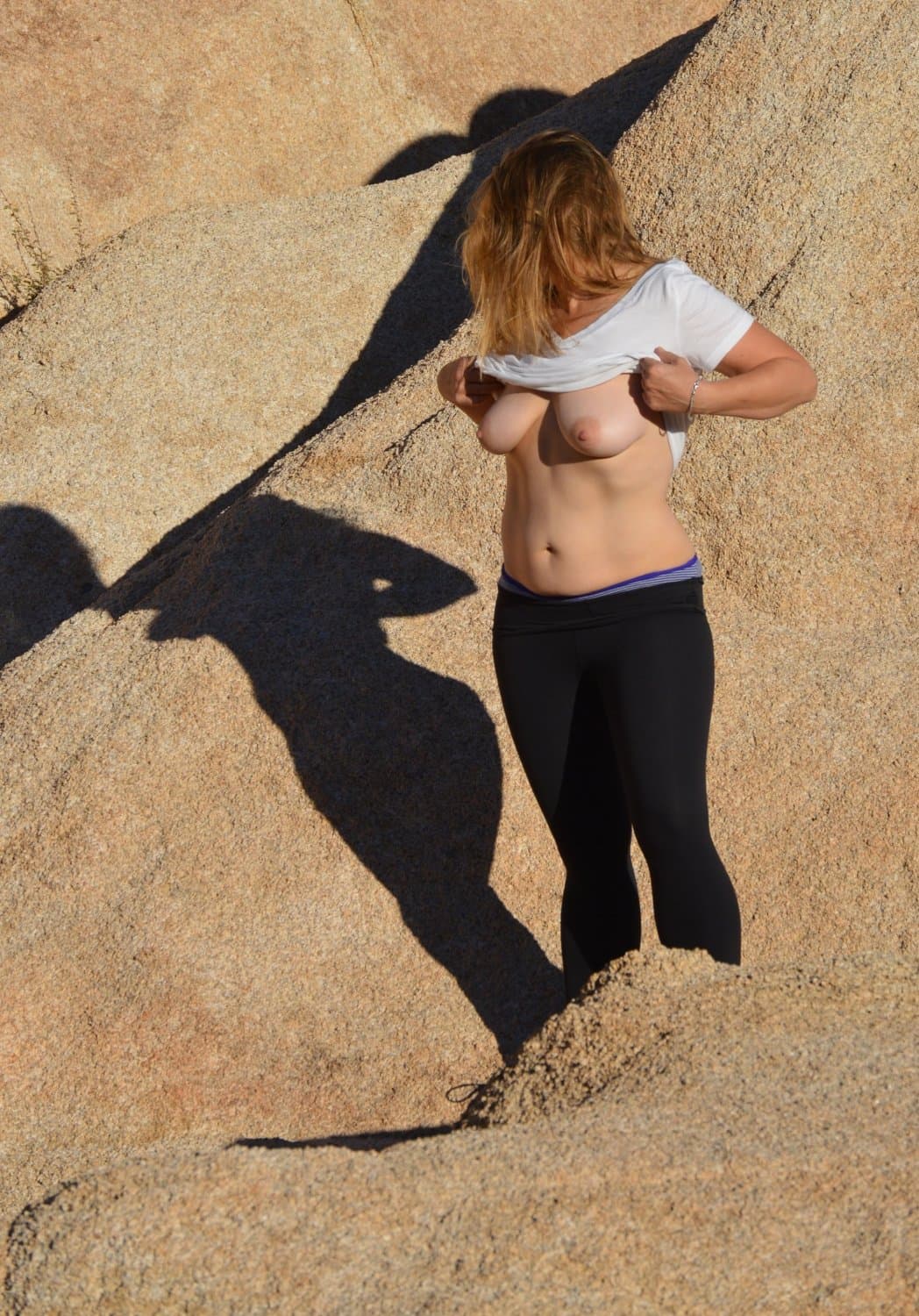 Mature wife naked outside