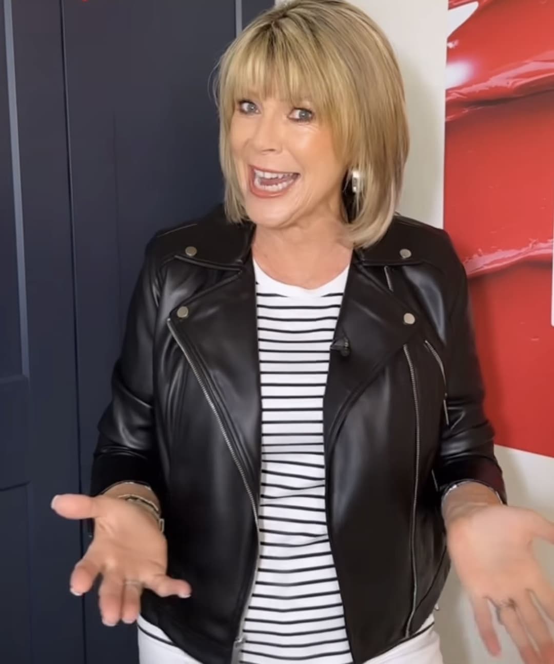 Ruth Langsford - Leather Jacket