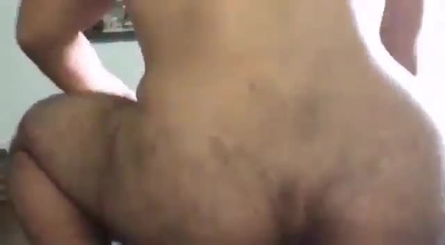 Paki furry bubble butt boy rides dick