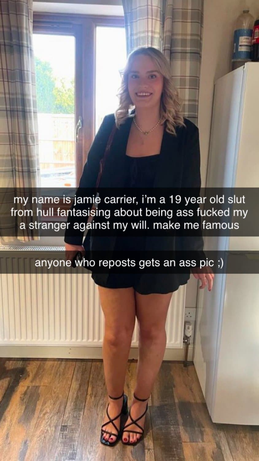 Click to view full size Repost teenage webslut Jamie Carrier to see her ass