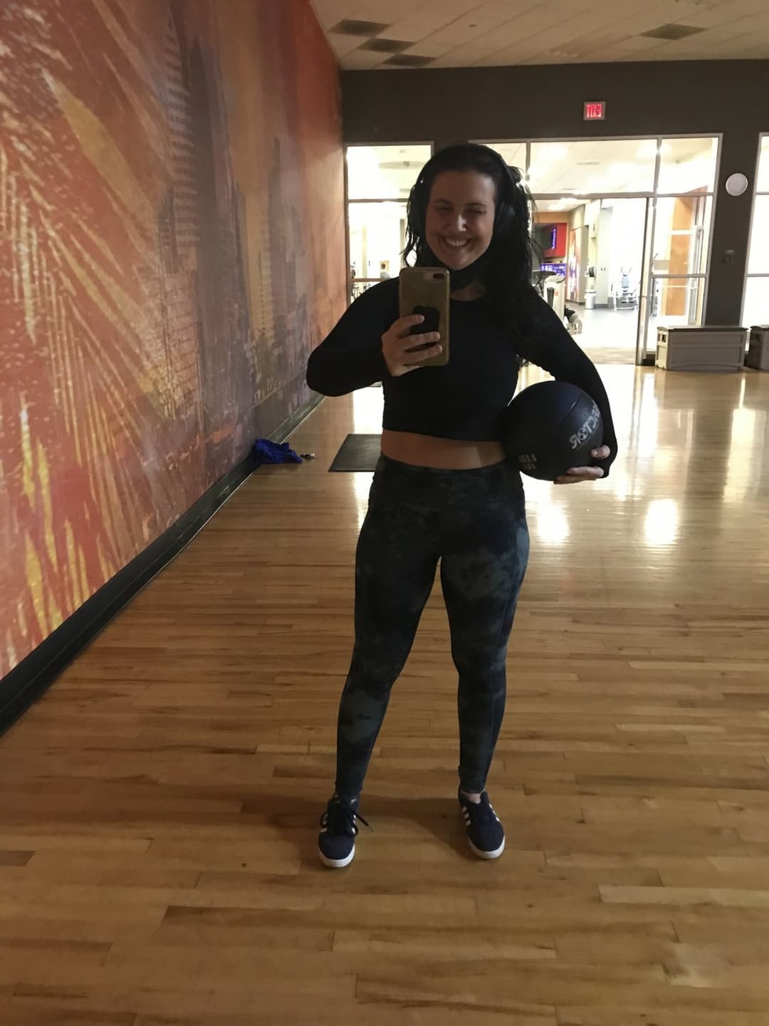 Best Friends mom working out