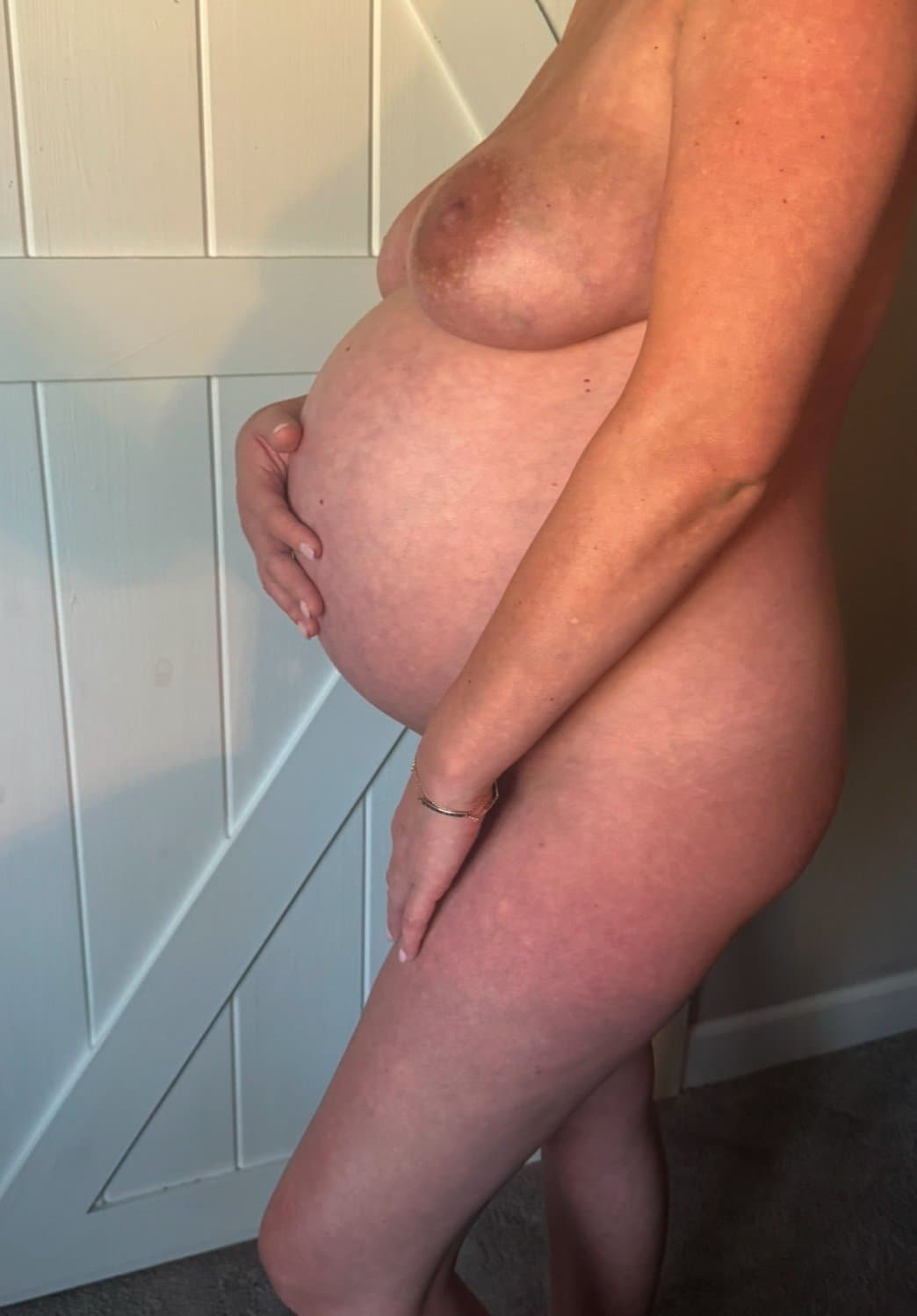 Submitted big tit pregnant slut wife