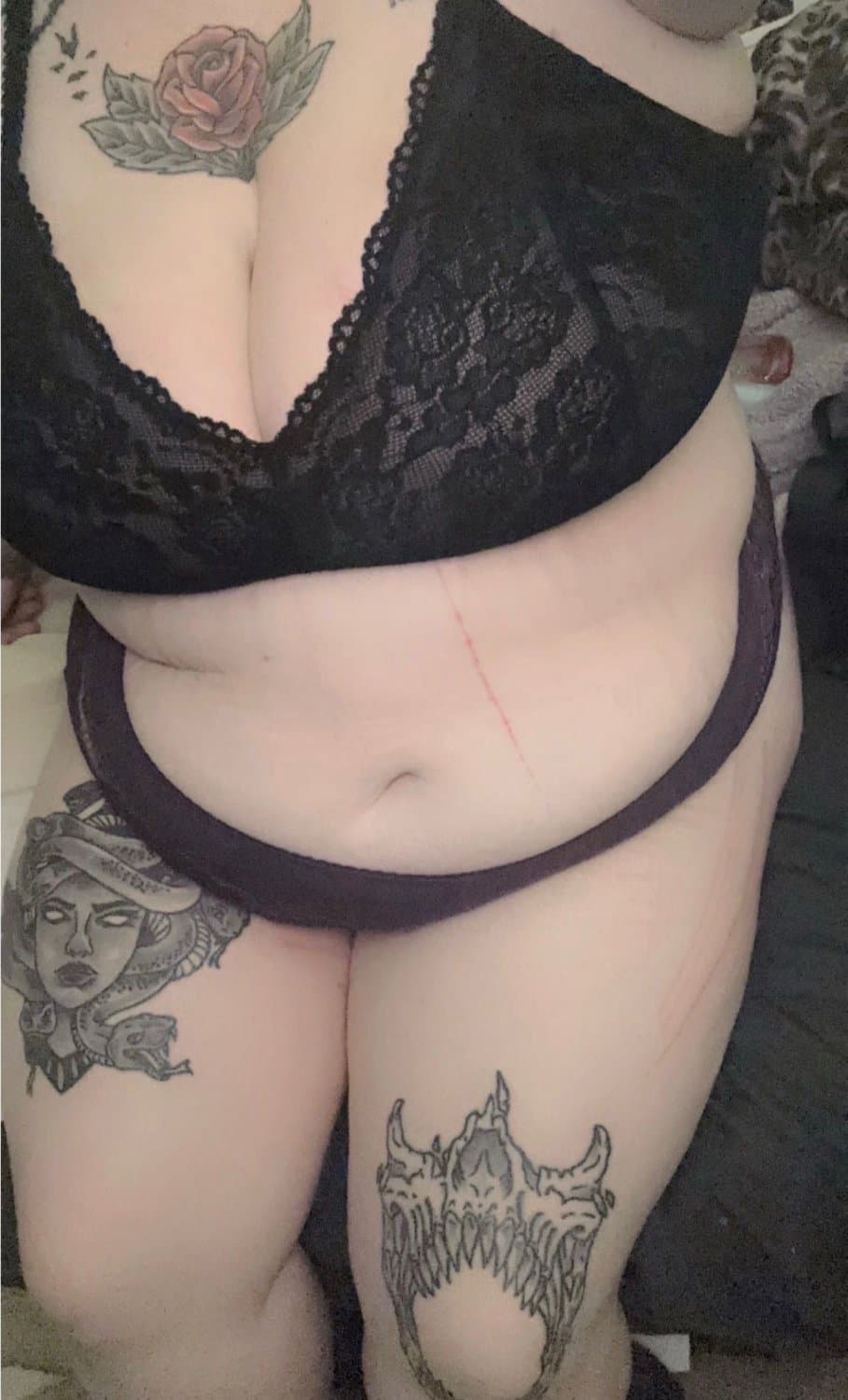 Goth BBw freak