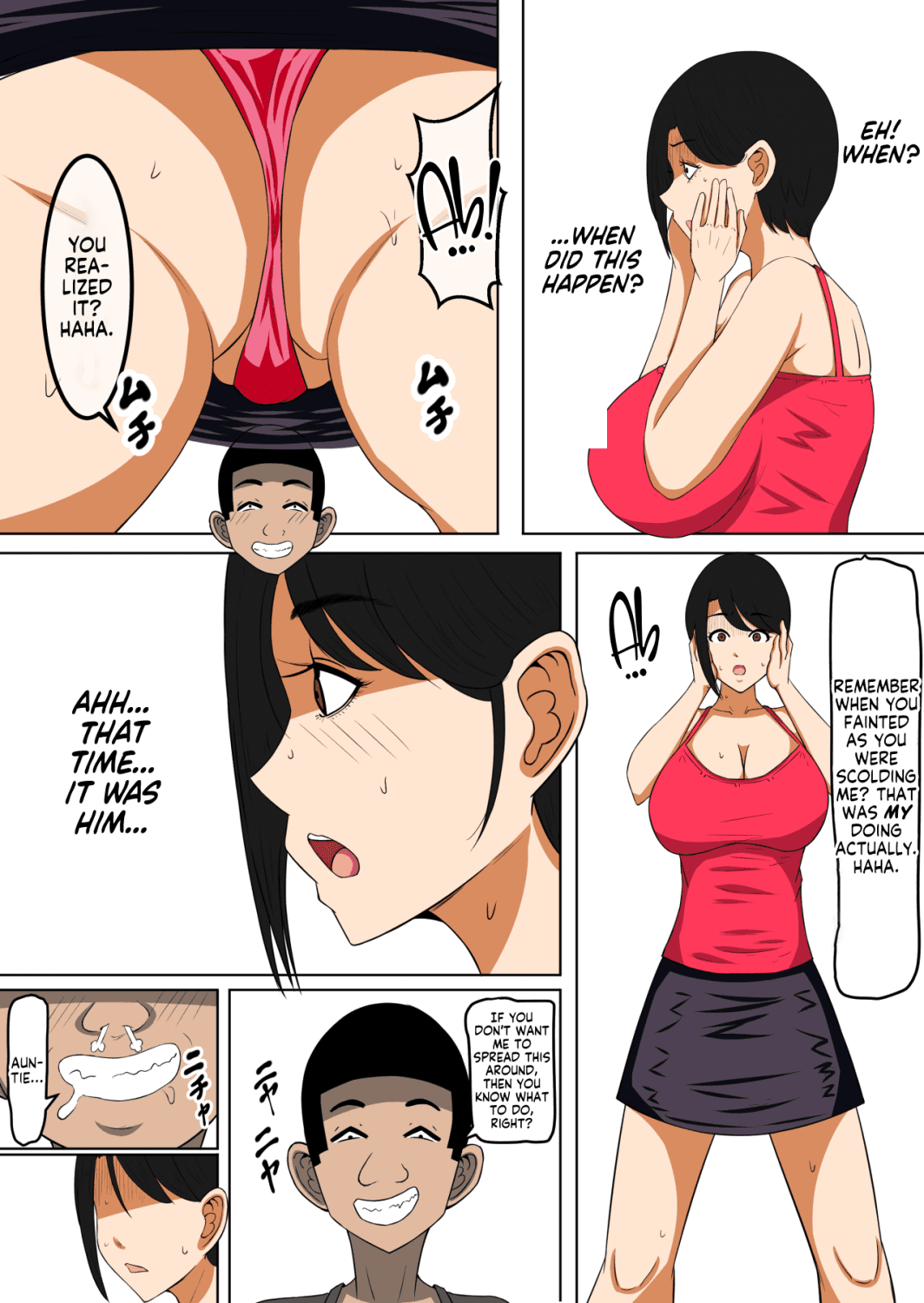 My Mother Who Went Dumb From Cock hentai comic porn