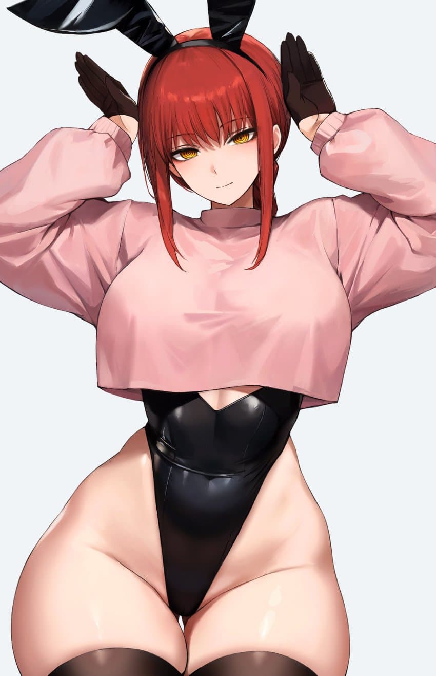 chainsaw man makima ecchi