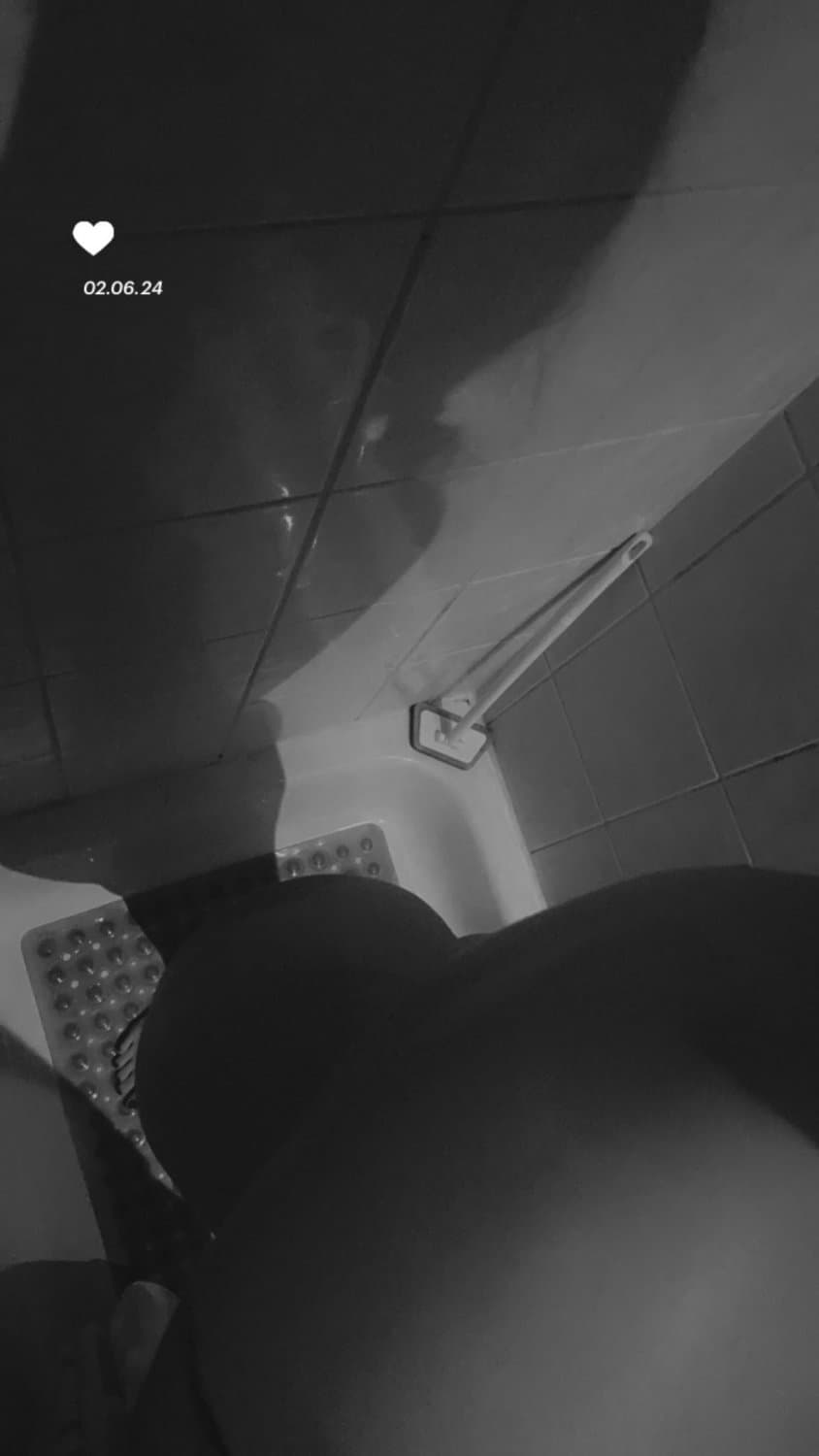 just a horny girl alone in the shower without her daddy