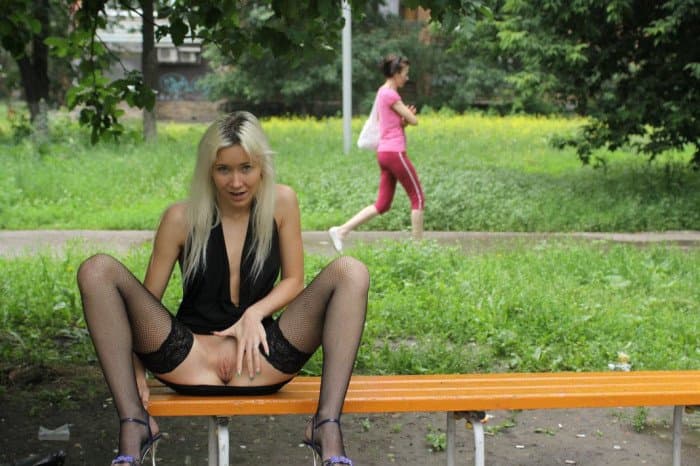 Bottomless Girls In Public 8