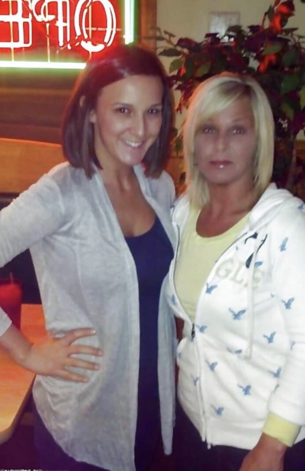 Brunette girlfriend with nice saggy tits