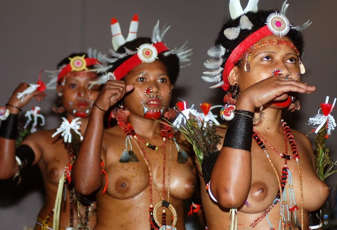 Tribal women celebrate