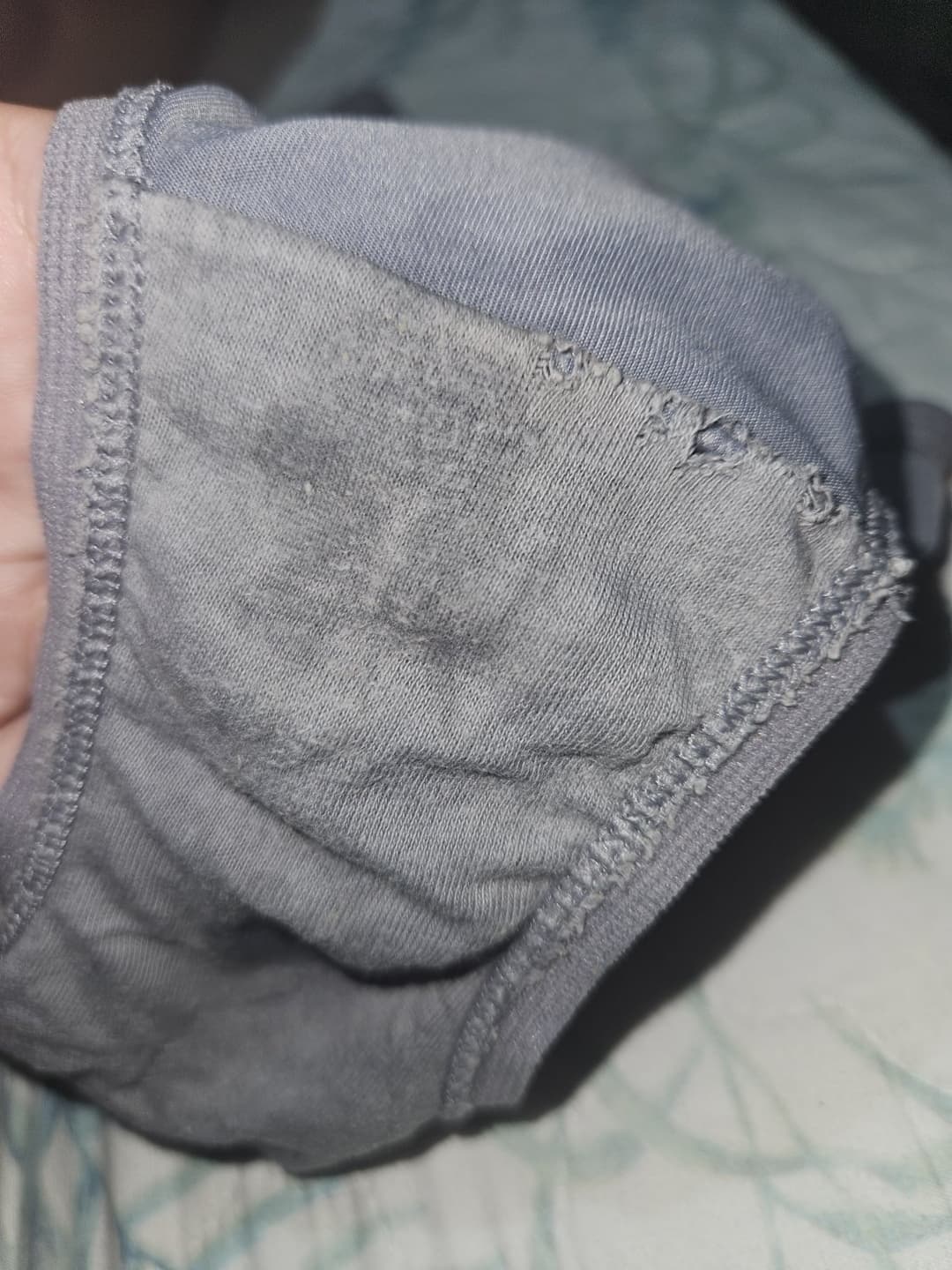 Tasting my pussy sweet pus. Pee and creamy panty