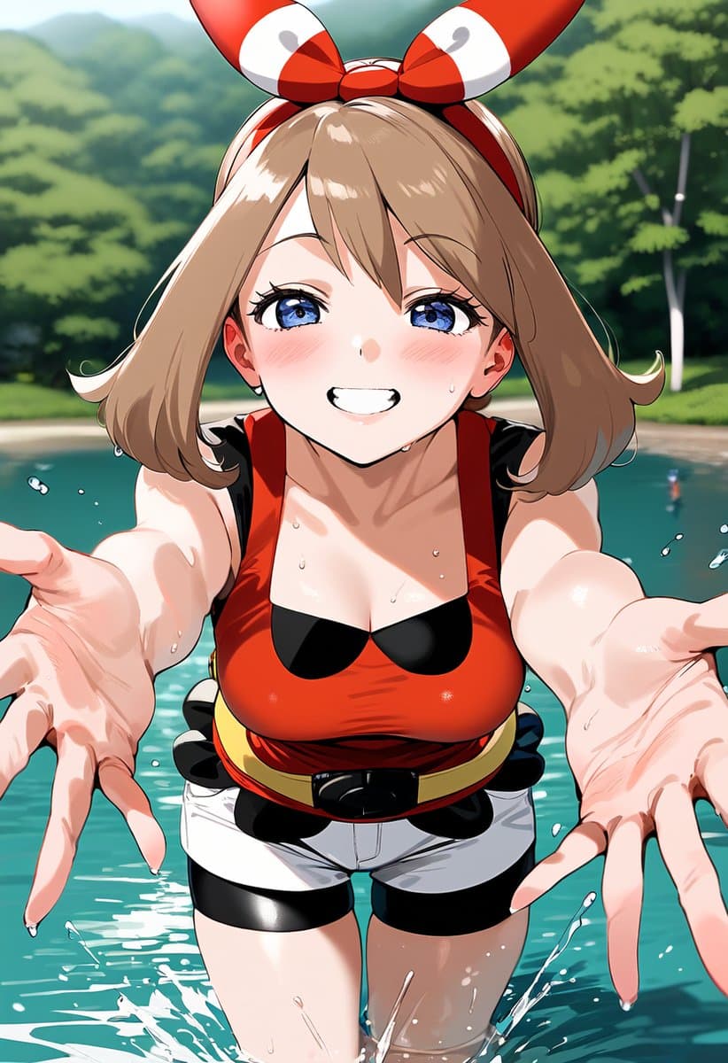 [Pokemon] Trainer May fucks her boyfriend