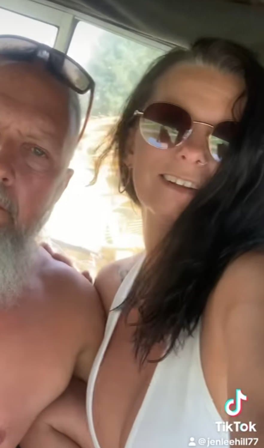 Mature White Trash Biker Chick Jennifer Big Boobs