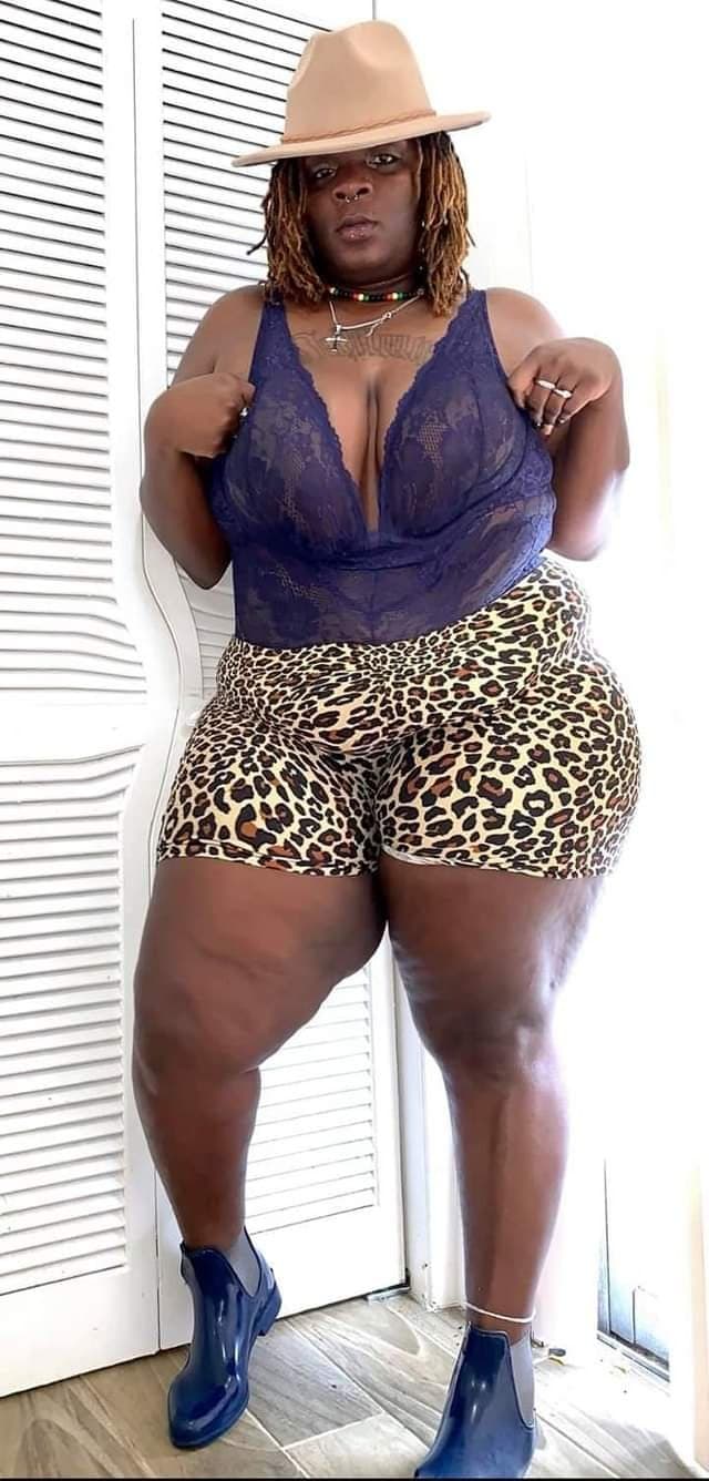 Dark Chocolate SSBBW Ebony Cougar I Would Not Pull Out 15