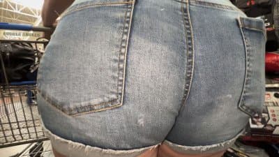 Denim shorts & Ass