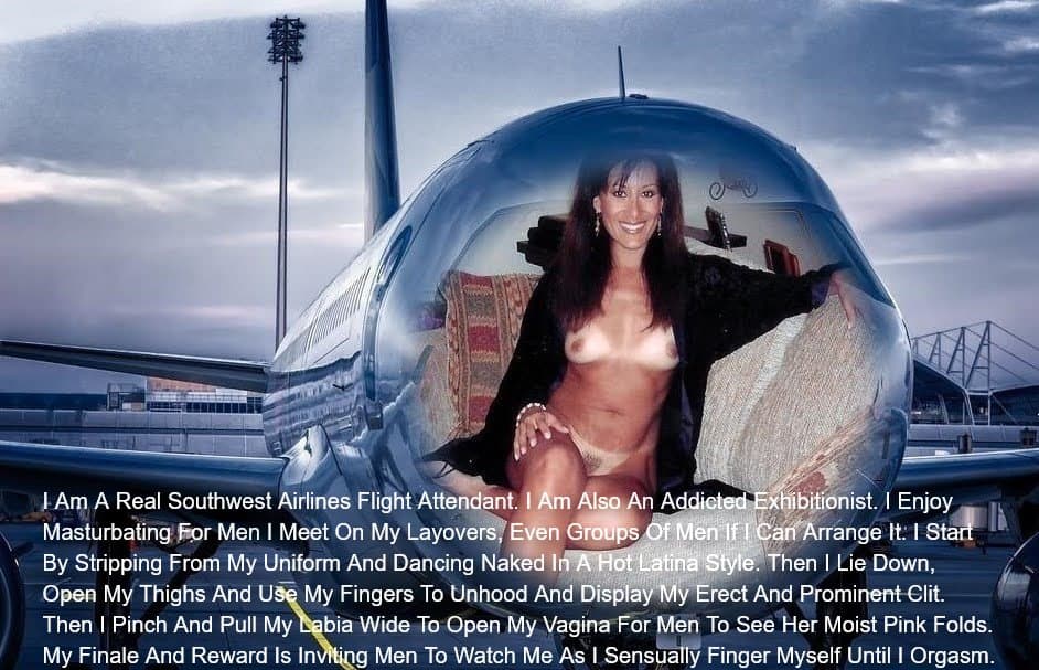 Southwest Flight Attendant Masturbating In Playful Home Video - Tanning Nude Video And Pics