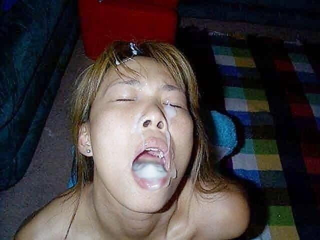 Asian wife Innocent and naive to full on tongue pierced cum facial webslut.