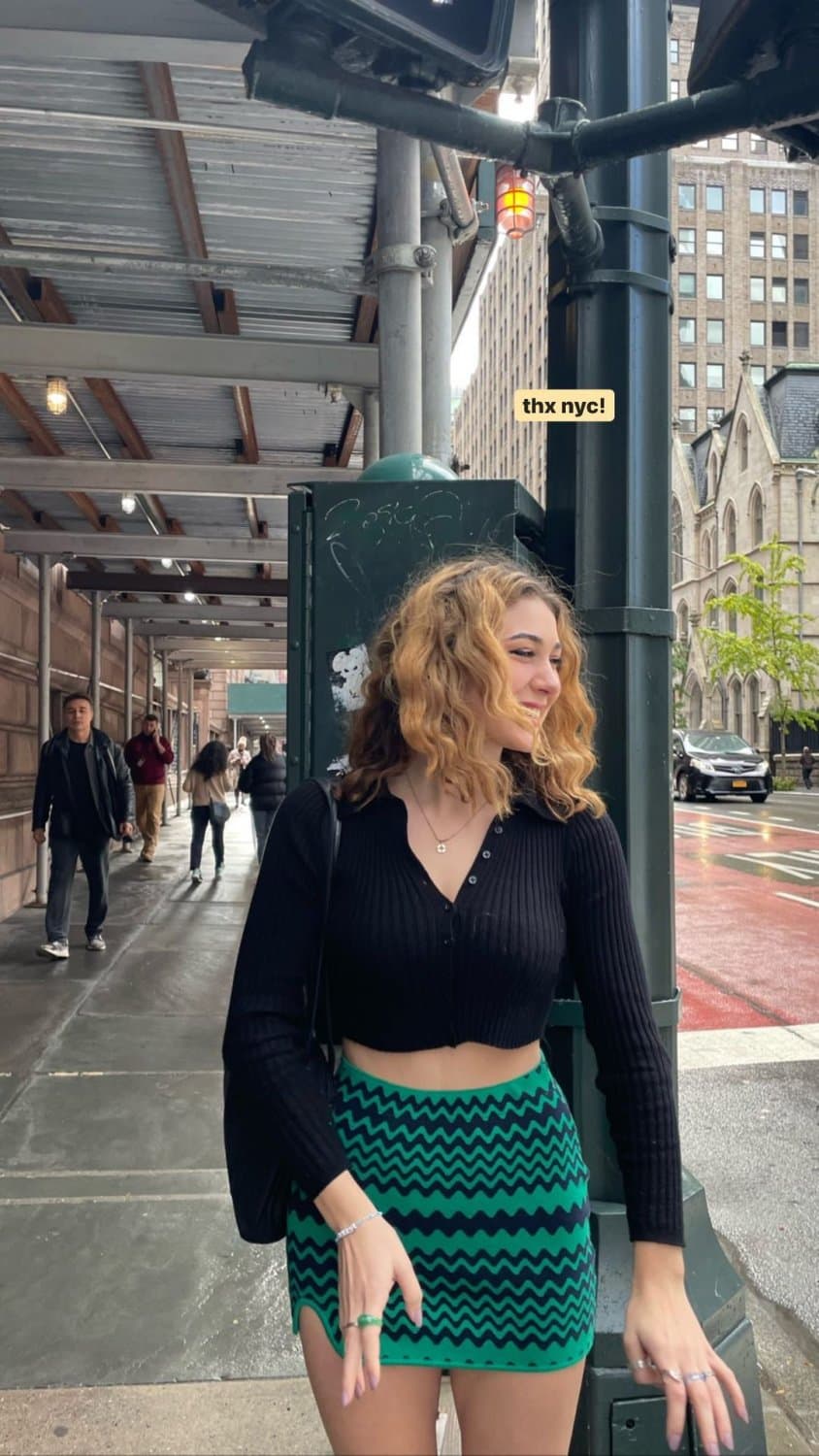 Blonde German slut with black pubes