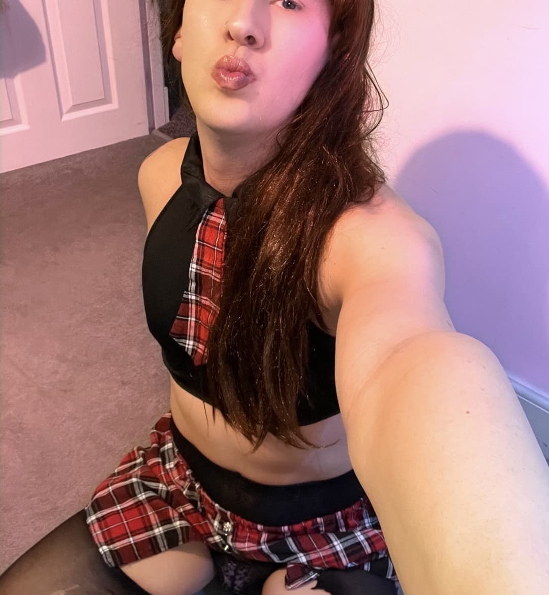 Slutty sissy school girl