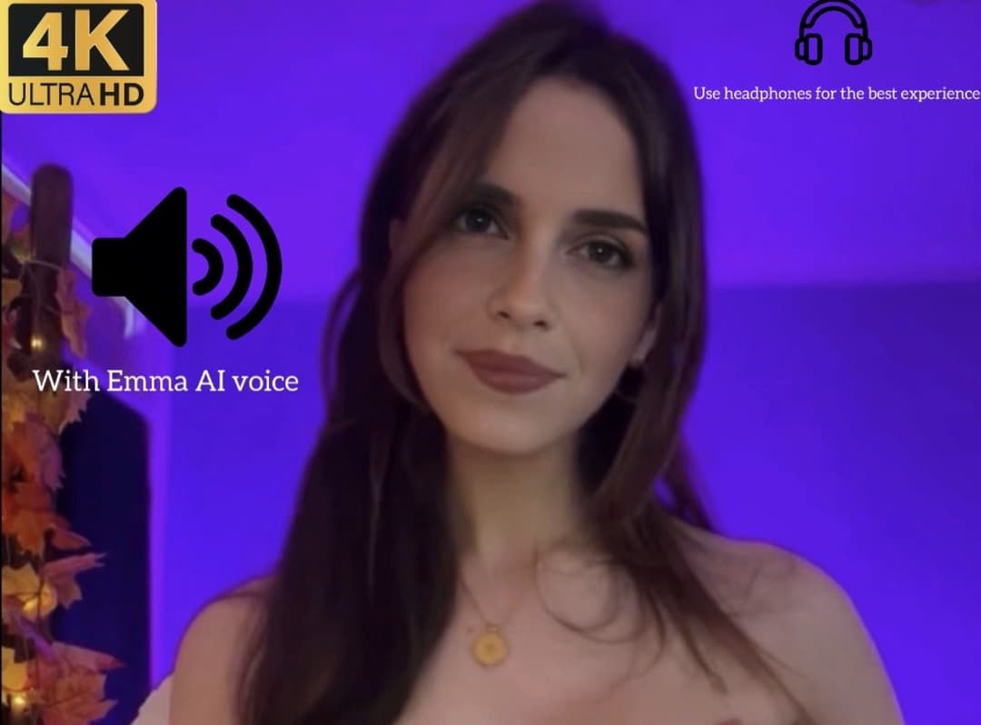 Emma Watson - My first JOI - AI VOICE JOI (Preview)