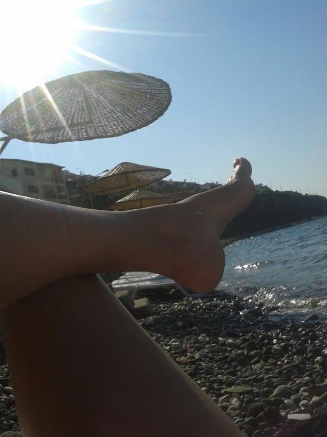 Hot Arches of Turkish Flight Attendant