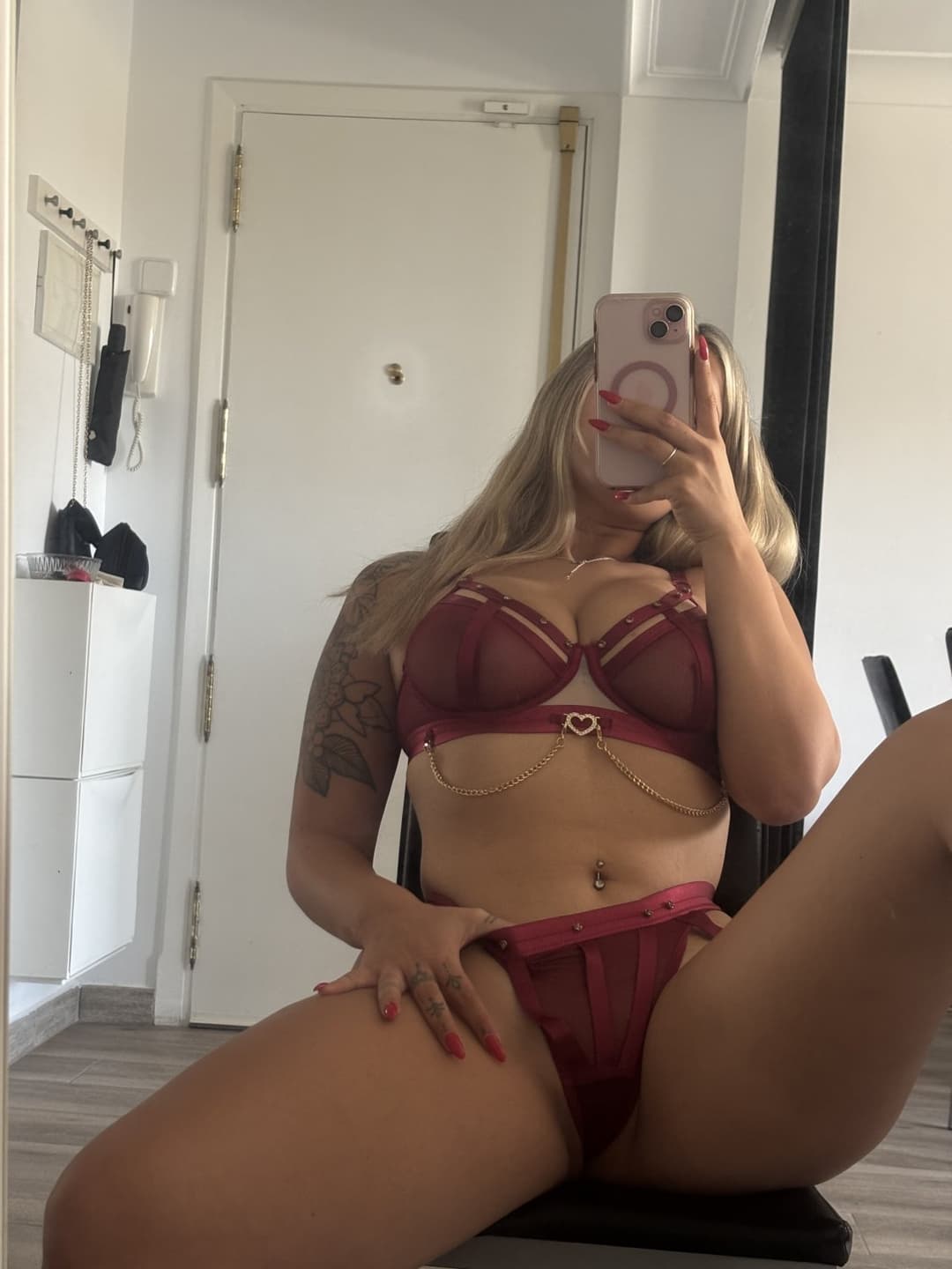 this blonde is crazy riding her pillow!