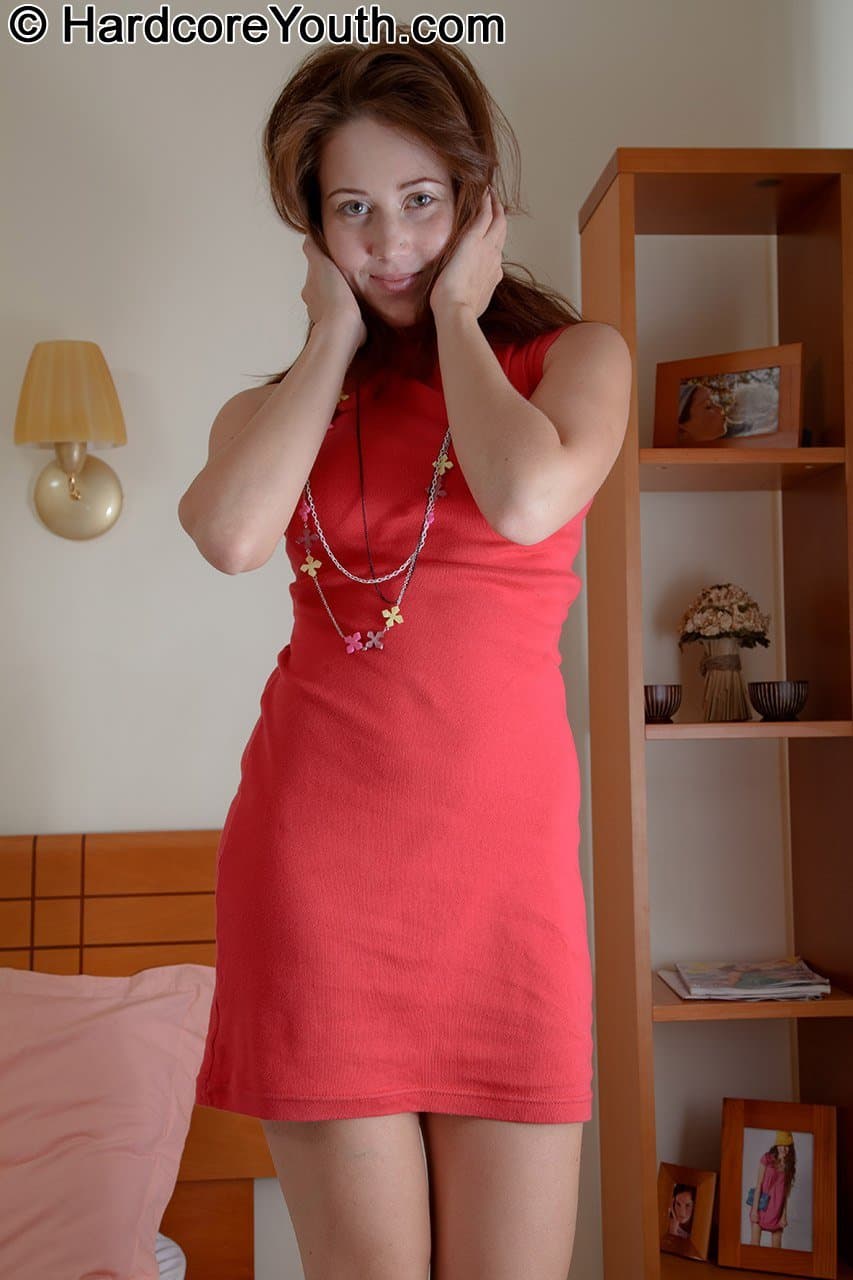 Anal stimulation of red-haired girlfriend