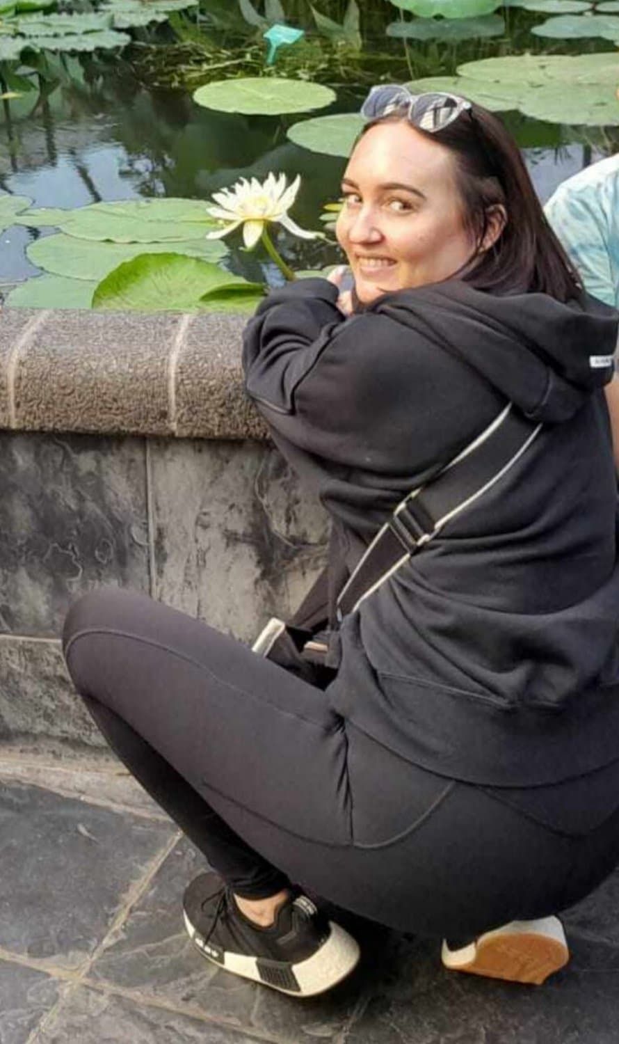 Cute shared brunette wife