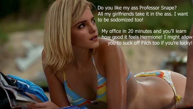 Emma Watson to be sodomized