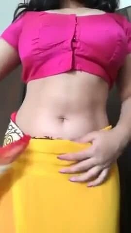 Sexy Desi Strip Tits