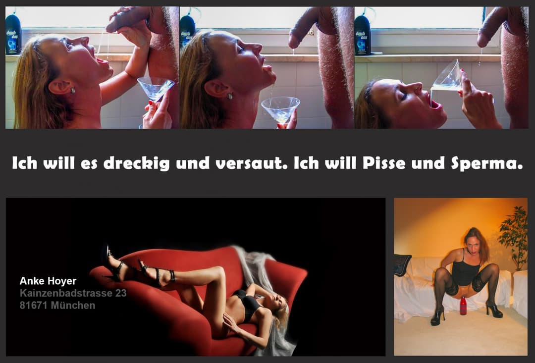Sperma und Pisse für das deutsche Schleckermaul