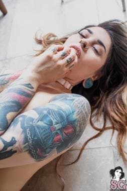 Sarahmoon-slip of the lip (Suicidegirls)