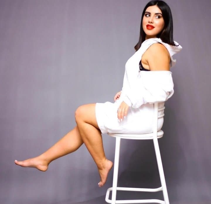 Sexy glamour feet pedicure woman