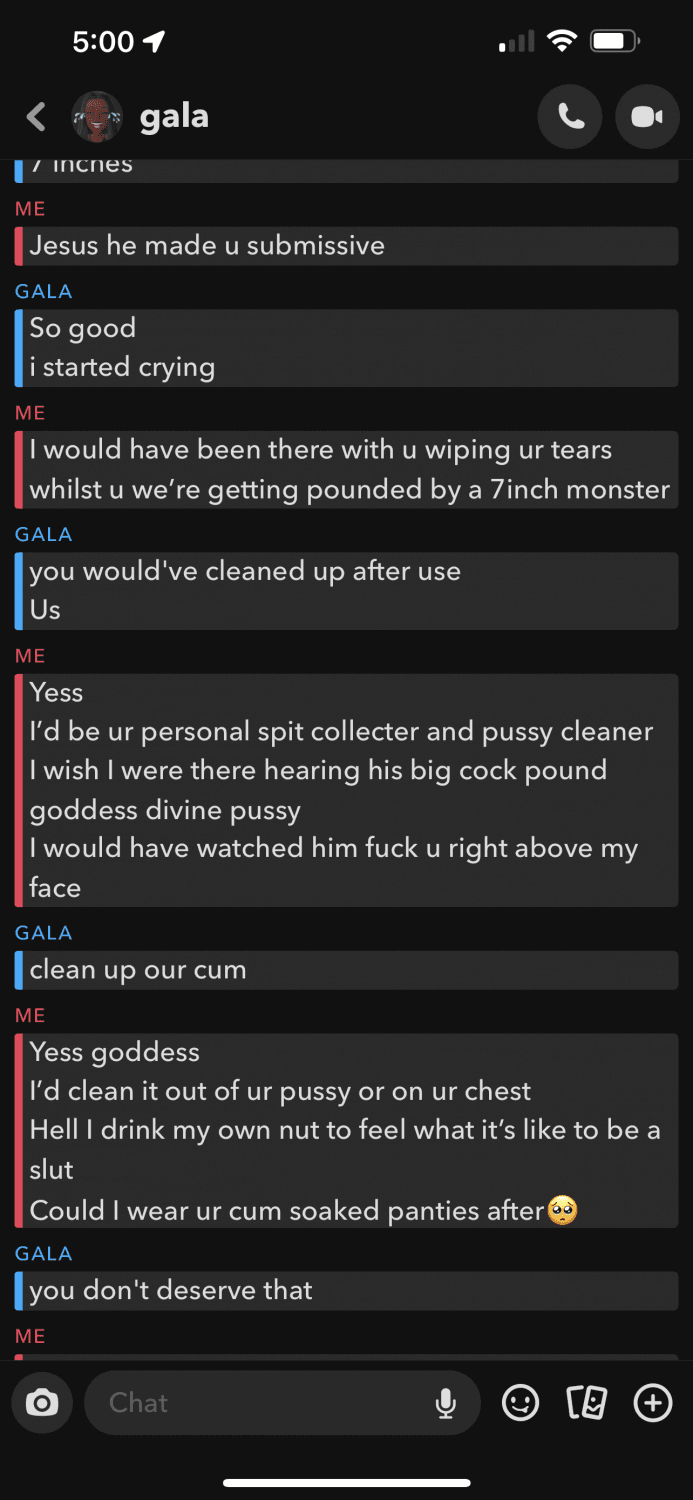 Click to view full size aussie wb chats w black goddess on snap