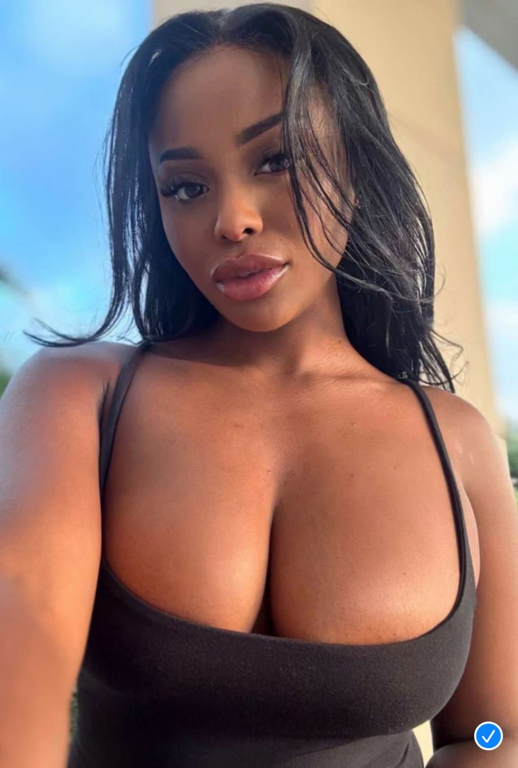 Busty dumb nigga completely clueless she’s a black webslut made to drain big white balls