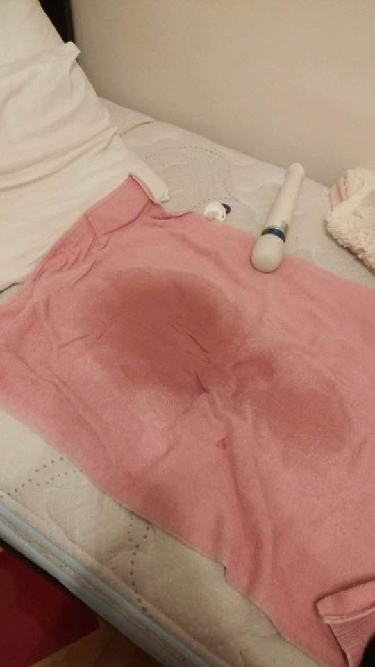 Hairy 19yr old Emily shows off her boobs and toys her cunt