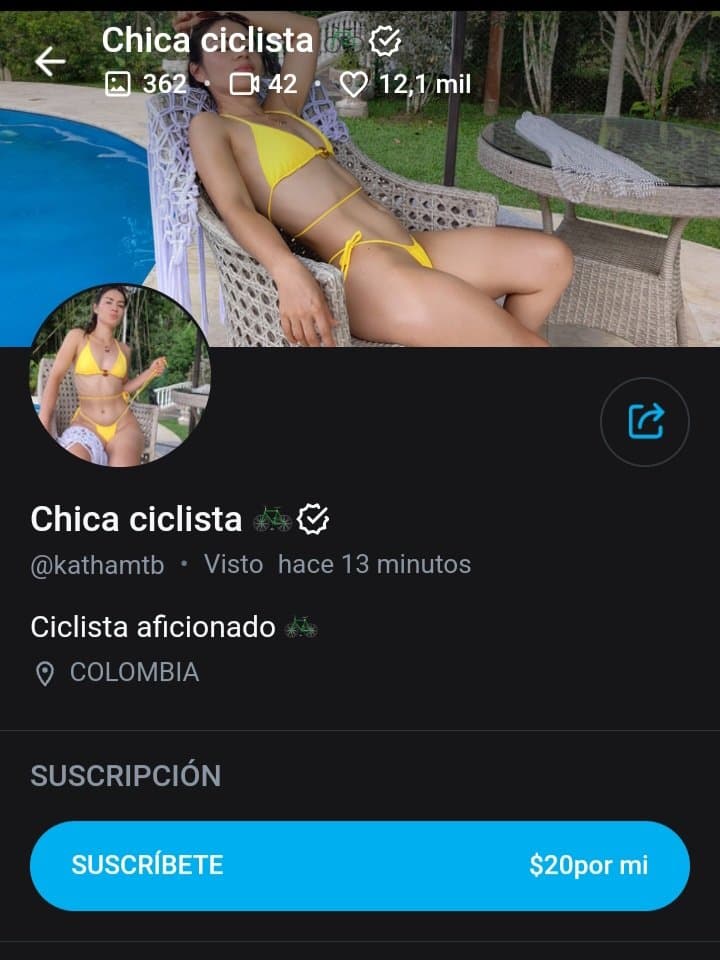 Click to view full size ¿alguien tiene contenido del Onlyfans de ella?? la milf CATALINA CRUZ mtb Chica ciclista