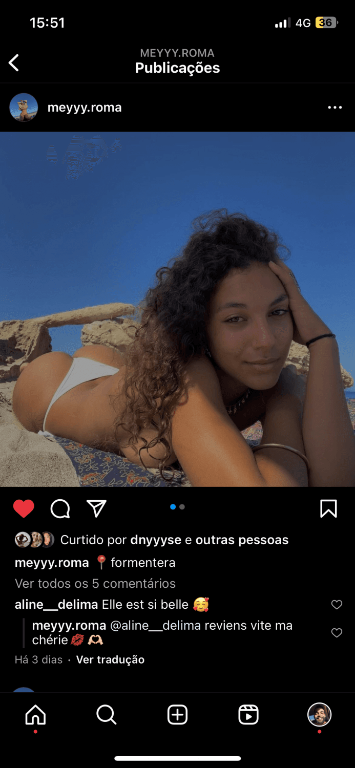 May Roma peitinho durinho adora mascar chiclete Delicia
