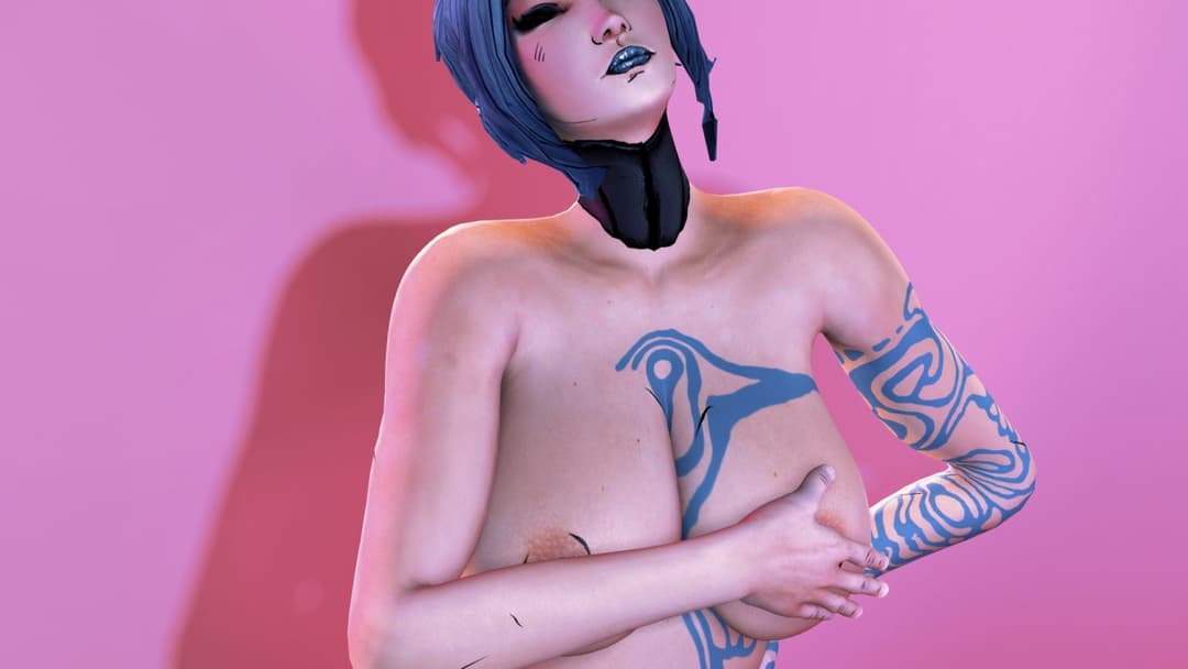 The Blue-haired PAWG Siren of Pandora Maya