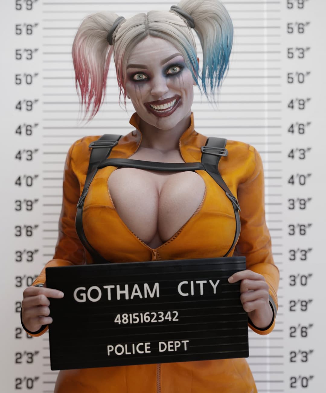 Harley Quinn Blacked