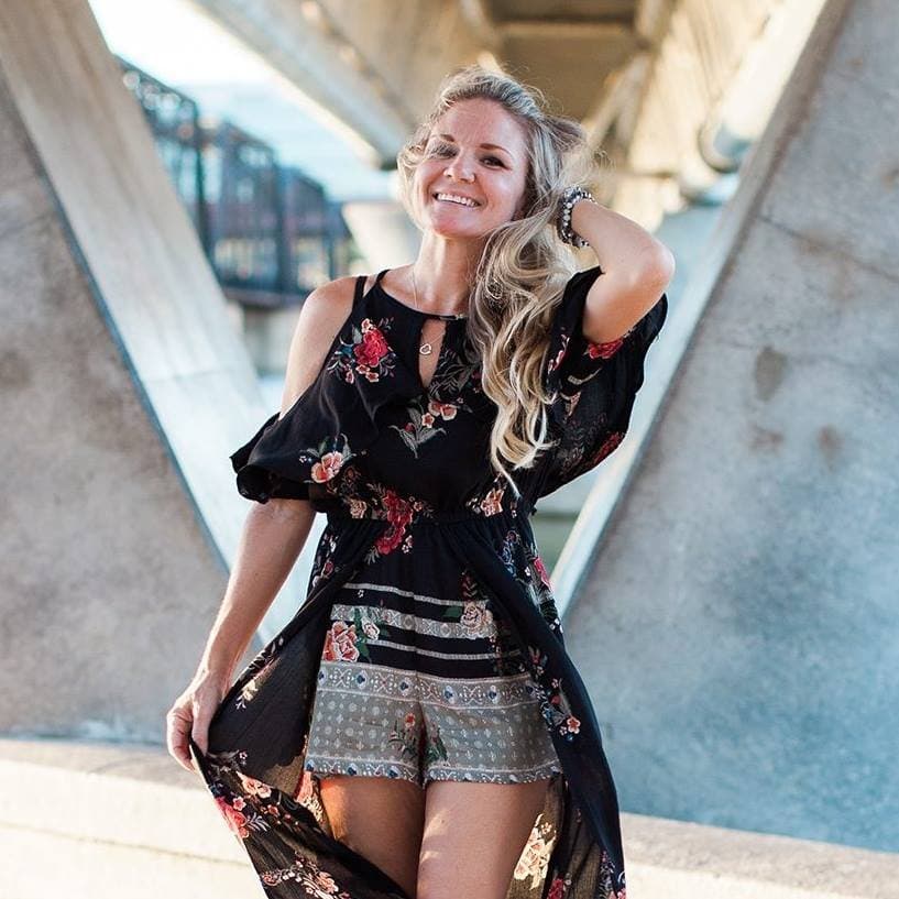 Samantha sure knows how to start off a mardi gras video. With a big smile and pierced nippled tits