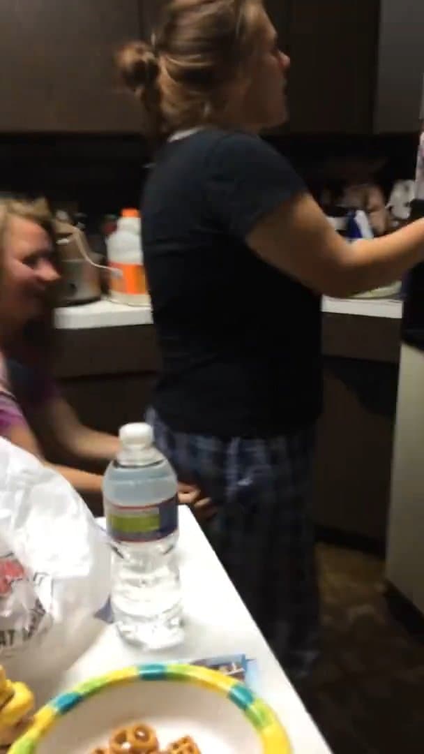 prank-pantsed by sister