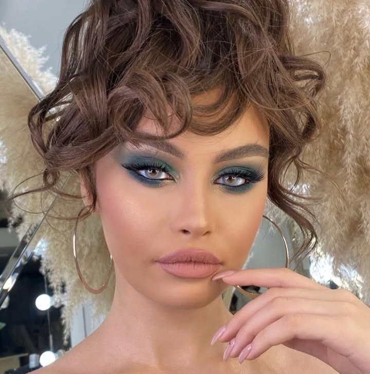 Sexy glamour woman face