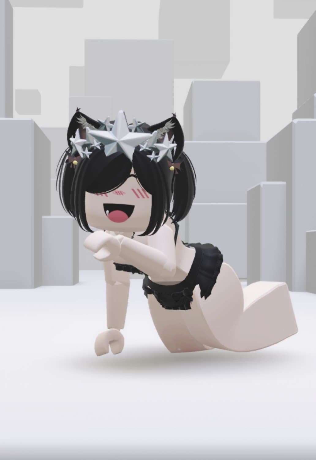 meows cat girl :3