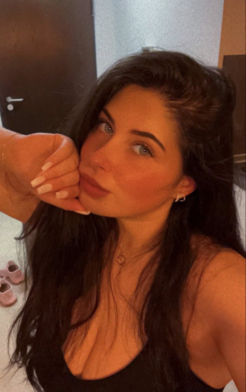 Chubby bitch with red hair and big boobs