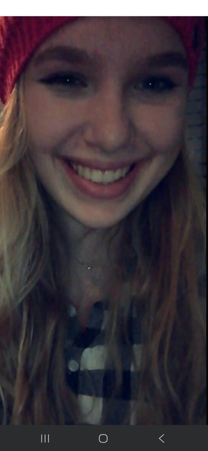 White teen girlfriend